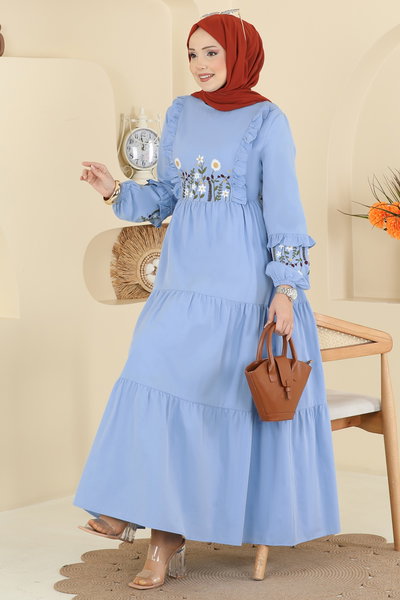 A.S.N. - Dress 327ASN888-MS Baby Blue - 427307