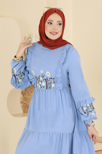 A.S.N. - Dress 327ASN888-MS Baby Blue - 427308