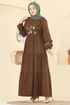 Dress 327ASN888-MS Brown - Thumbnail