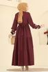 Dress 327ASN888-MS Burgundy - Thumbnail