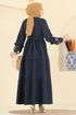 Dress 327ASN888-MS Navy Blue - Thumbnail