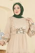 الفستان بيج 327ASN888-MS - Thumbnail