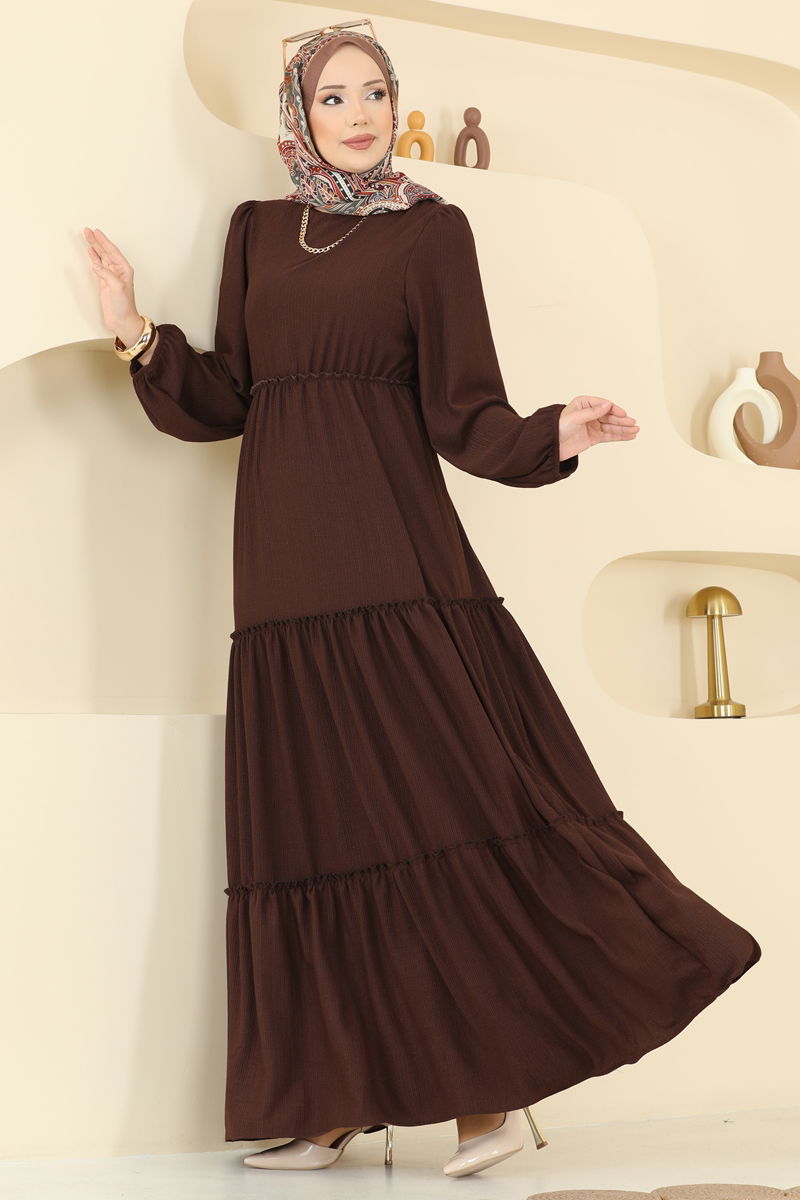 Dress 3300BLU797-MS Brown