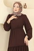 Dress 3300BLU797-MS Brown - Thumbnail
