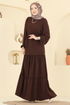 Dress 3300BLU797-MS Brown - Thumbnail