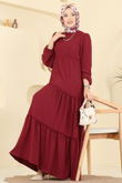 B.L.U. - Dress 3300BLU797-MS Burgundy
