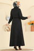الفستان أسود 3307BLU797-MS - Thumbnail