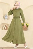 B.L.U. - Dress 3307BLU797-MS Oil Green