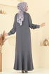 الفستان رمادي 3315UZ662-MS - Thumbnail