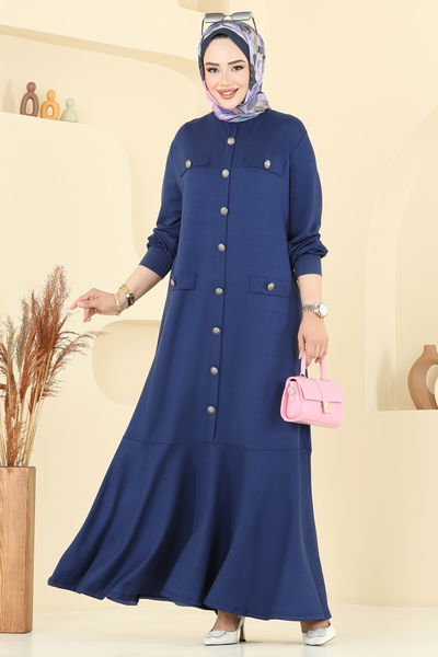 U.Z. - Dress 3315UZ662-MS Light Navy Blue - 373478