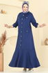 Dress 3315UZ662-MS Light Navy Blue - Thumbnail