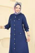 Dress 3315UZ662-MS Light Navy Blue - Thumbnail