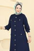 Dress 3315UZ662-MS Navy Blue - Thumbnail