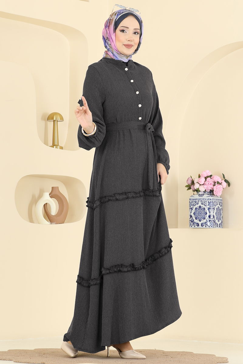 الفستان أسود 3322BLU797-MS