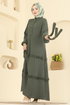 Dress 3322BLU797-MS Khaki - Thumbnail