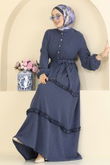 B.L.U. - Dress 3322BLU797-MS Navy Blue
