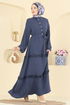 Dress 3322BLU797-MS Navy Blue - Thumbnail