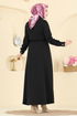 Dress 3327BLU797-MS Black - Thumbnail