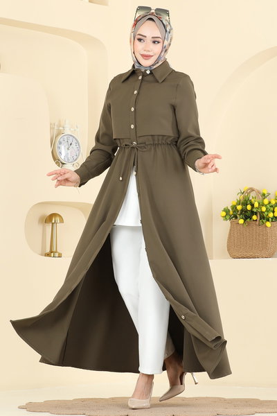 B.L.U. - Dress 3327BLU797-MS Khaki - 425377