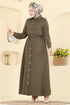 Dress 3327BLU797-MS Khaki - Thumbnail