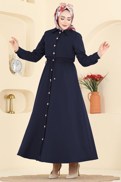 B.L.U. - Dress 3327BLU797-MS Navy Blue - 425299