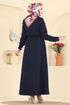 Dress 3327BLU797-MS Navy Blue - Thumbnail