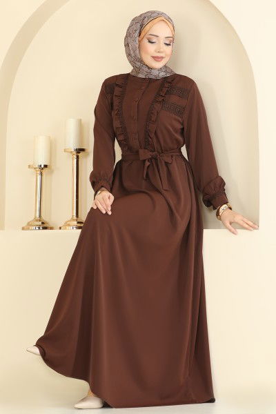 A.S.N. - Dress 332ASN888-MS Brown