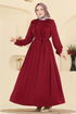 Dress 332ASN888-MS Burgundy - Thumbnail