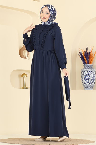 A.S.N. - Dress 332ASN888-MS Navy Blue - 427487