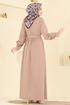 الفستان بيج 332ASN888-MS - Thumbnail