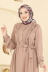 الفستان بيج 332ASN888-MS - Thumbnail