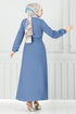 Dress 333MSA980-MS Indigo - Thumbnail
