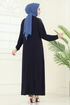 Dress 3402UZ662-MS Navy Blue - Thumbnail