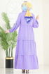 Dress 343DVL817-MS Lilac - Thumbnail