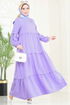 Dress 343DVL817-MS Lilac - Thumbnail