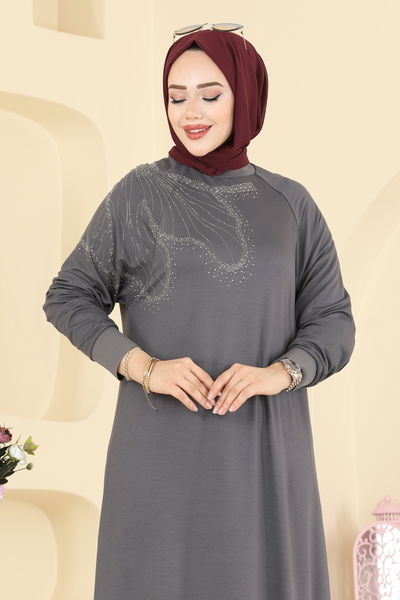 U.Z. - Dress 3440UZ662-MS Anthracite - 415389