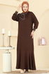 Dress 3440UZ662-MS Brown - Thumbnail