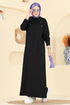 الفستان أسود 3455UZ662-MS - Thumbnail