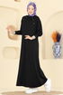 الفستان أسود 3455UZ662-MS - Thumbnail
