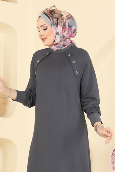 U.Z. - الفستان رمادي 3455UZ662-MS - 418407