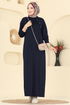 Dress 3455UZ662-MS Navy Blue - Thumbnail