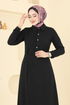 الفستان أسود 3654MH427-MS - Thumbnail