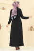 الفستان أسود 3654MH427-MS - Thumbnail