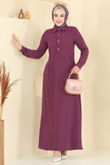 M.H. - Dress 3654MH427-MS Damson