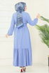 Dress 382DVL817-MS Baby Blue - Thumbnail