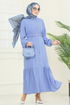 Dress 382DVL817-MS Baby Blue - Thumbnail