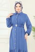 Dress 382DVL817-MS Indigo - Thumbnail