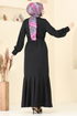 الفستان أسود 397DVL817-MS - Thumbnail