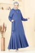 الفستان ازرق 397DVL817-MS - Thumbnail