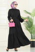 الفستان أسود 401DVL817-MS - Thumbnail